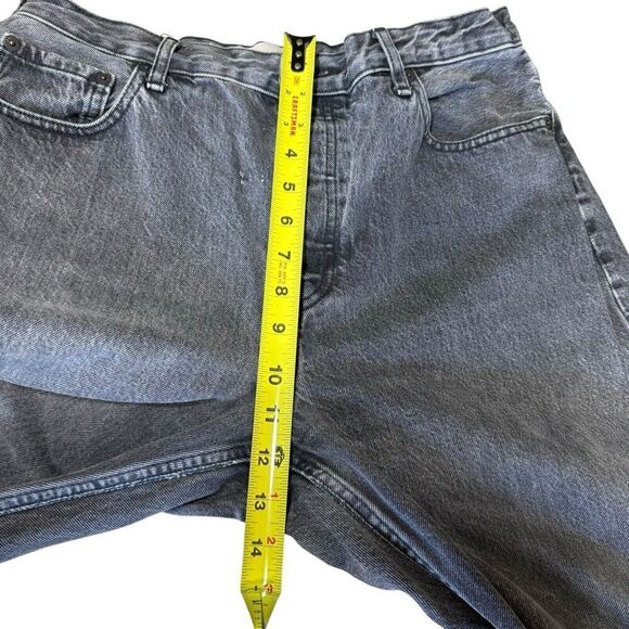 Everlane The 90s Cheeky Jeans Womens 31 Crop Gray Wash 100% Cotton Button Fly - Picture 12 of 12